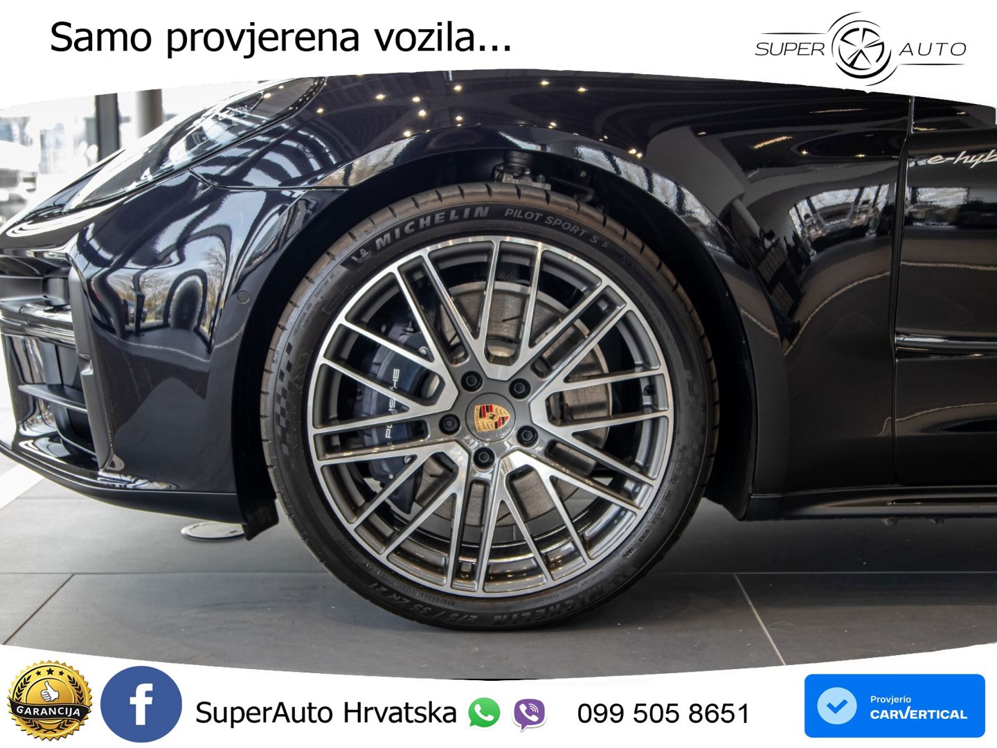 Porsche Panamera 4 2.9 V6 (470 KS) E-Hybrid PDK ACC+HEAD+4xGR SJED+360+PANO