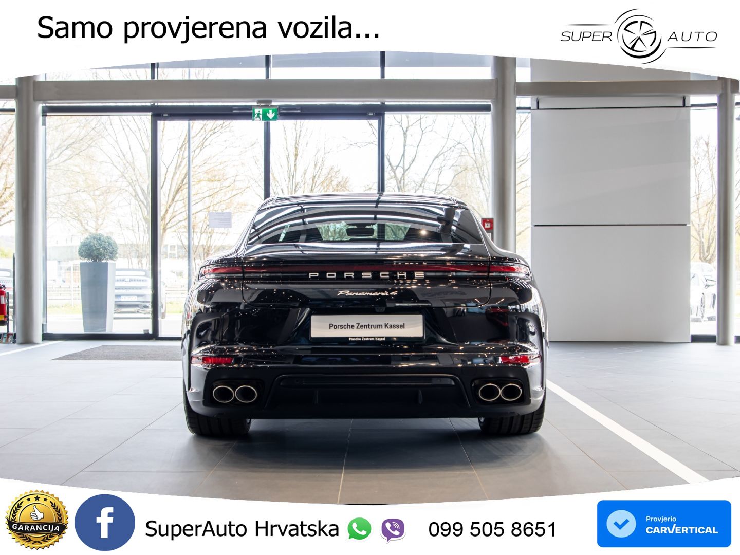 Porsche Panamera 4 2.9 V6 (470 KS) E-Hybrid PDK ACC+HEAD+4xGR SJED+360+PANO