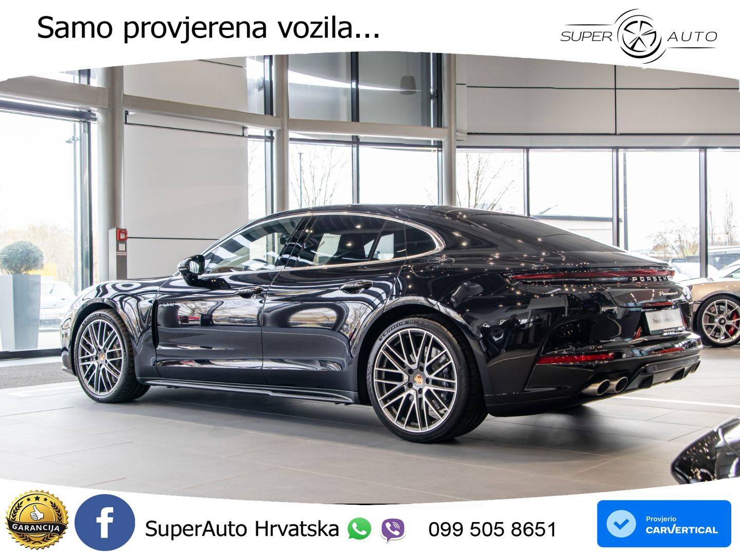Porsche Panamera 4 2.9 V6 (470 KS) E-Hybrid PDK ACC+HEAD+4xGR SJED+360+PANO