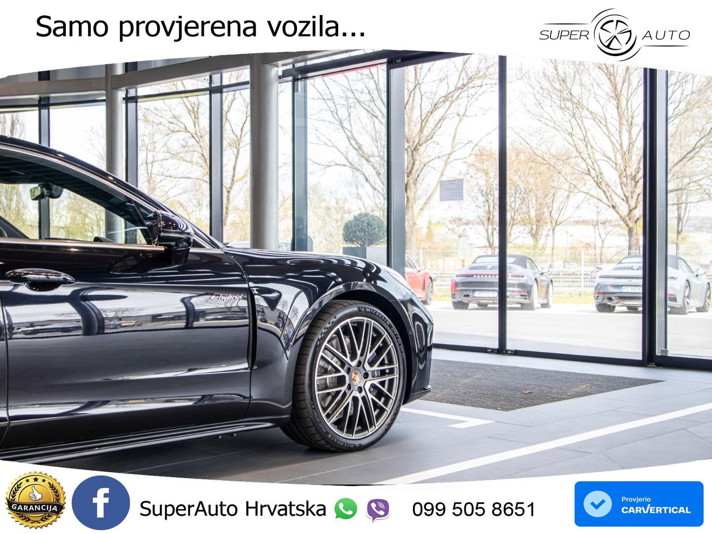 Porsche Panamera 4 2.9 V6 (470 KS) E-Hybrid PDK ACC+HEAD+4xGR SJED+360+PANO