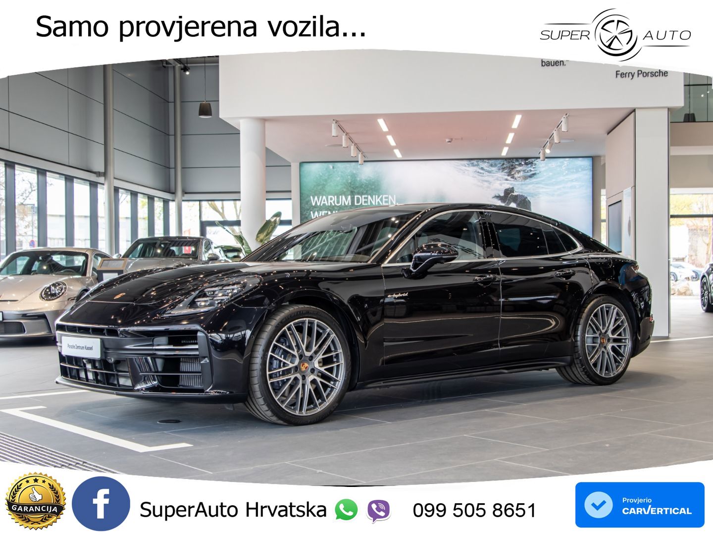 Porsche Panamera 4 2.9 V6 (470 KS) E-Hybrid PDK ACC+HEAD+4xGR SJED+360+PANO