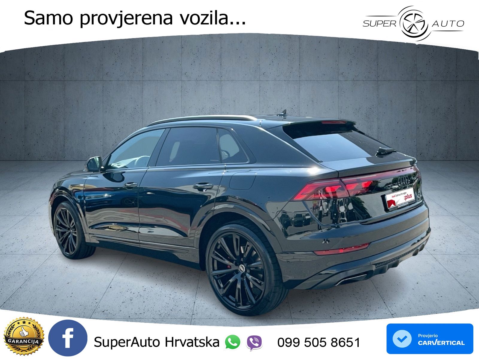 Audi Q8 60 TFSIe V6 (490 KS) quattro Tiptronic S line 489 KS LED+GR SJED+ACC