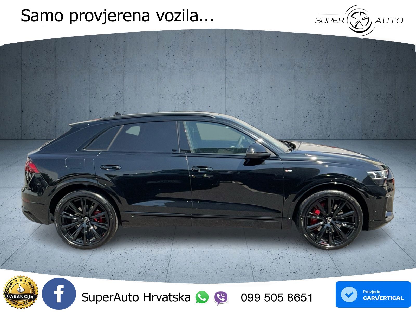 Audi Q8 60 TFSIe V6 (490 KS) quattro Tiptronic S line 489 KS LED+GR SJED+ACC