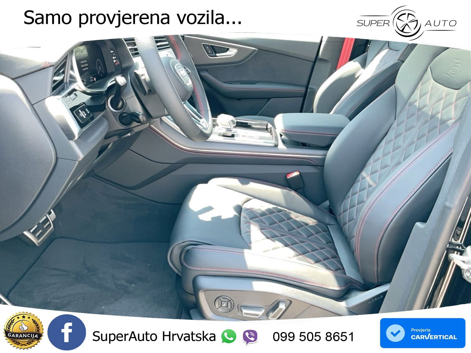 Audi Q8 60 TFSIe V6 (490 KS) quattro Tiptronic S line 489 KS LED+GR SJED+ACC