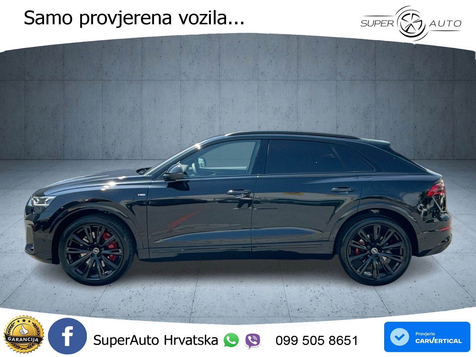 Audi Q8 60 TFSIe V6 (490 KS) quattro Tiptronic S line 489 KS LED+GR SJED+ACC