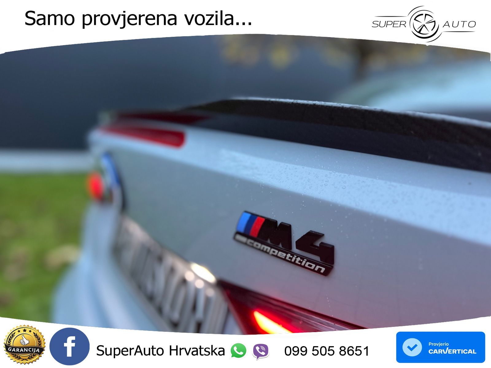 BMW M4 Competition 3.0 (510 KS) Steptronic LED+GR SJED+ACC
