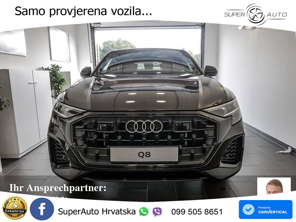 Audi Q8 55 TFSIe V6 (394 KS) quattro Tiptronic LED+GR SJED+ACC