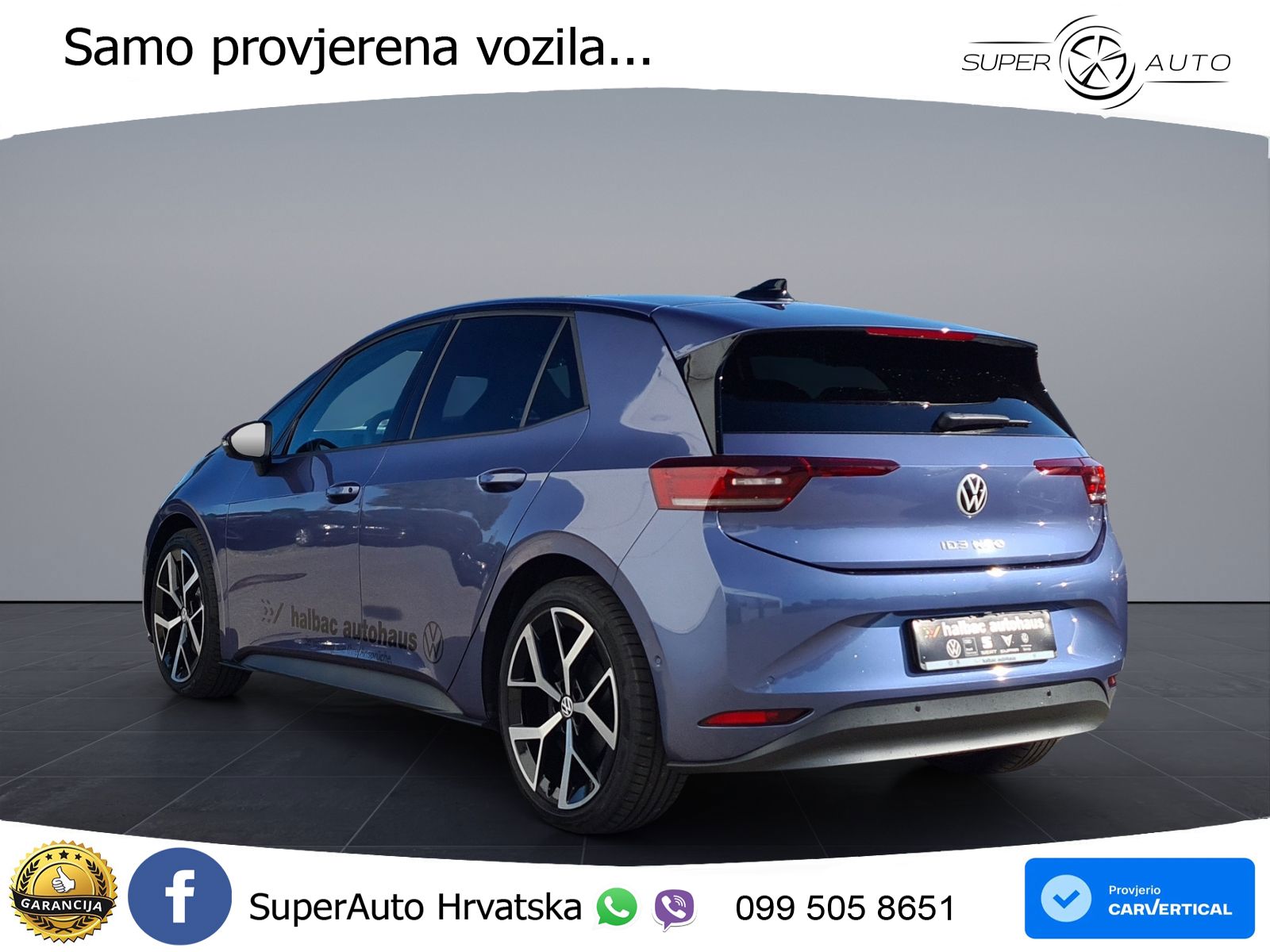 Volkswagen ID.3 79 kWh (231 KS) LED+GR SJED+ACC