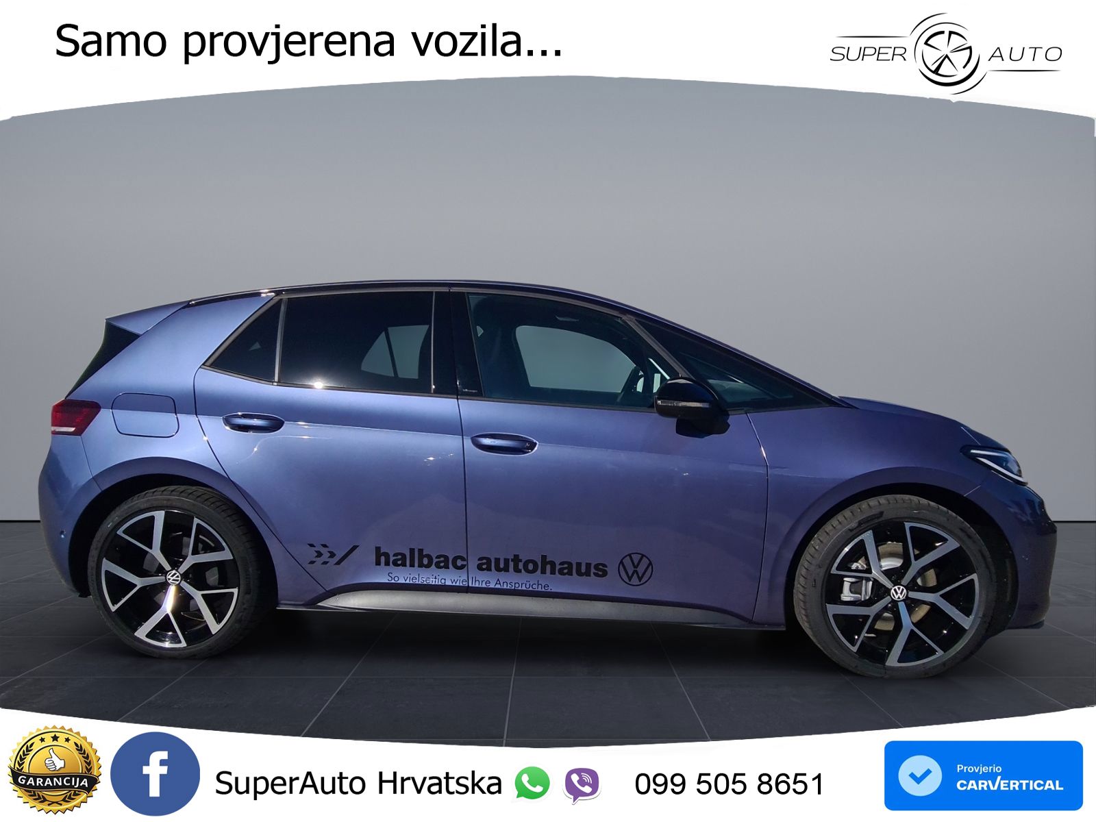 Volkswagen ID.3 79 kWh (231 KS) LED+GR SJED+ACC