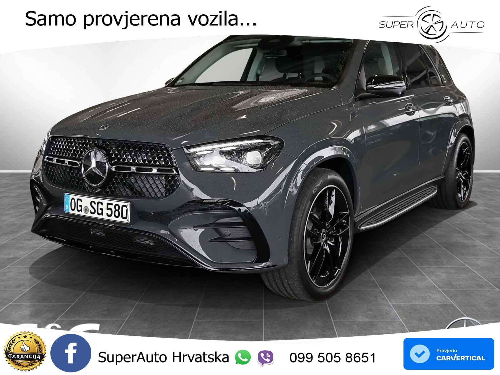 Mercedes GLE 580 V8 (517 KS) EQ Boost 4MATIC 9G-TRONIC AMG LED+GR SJED+ACC