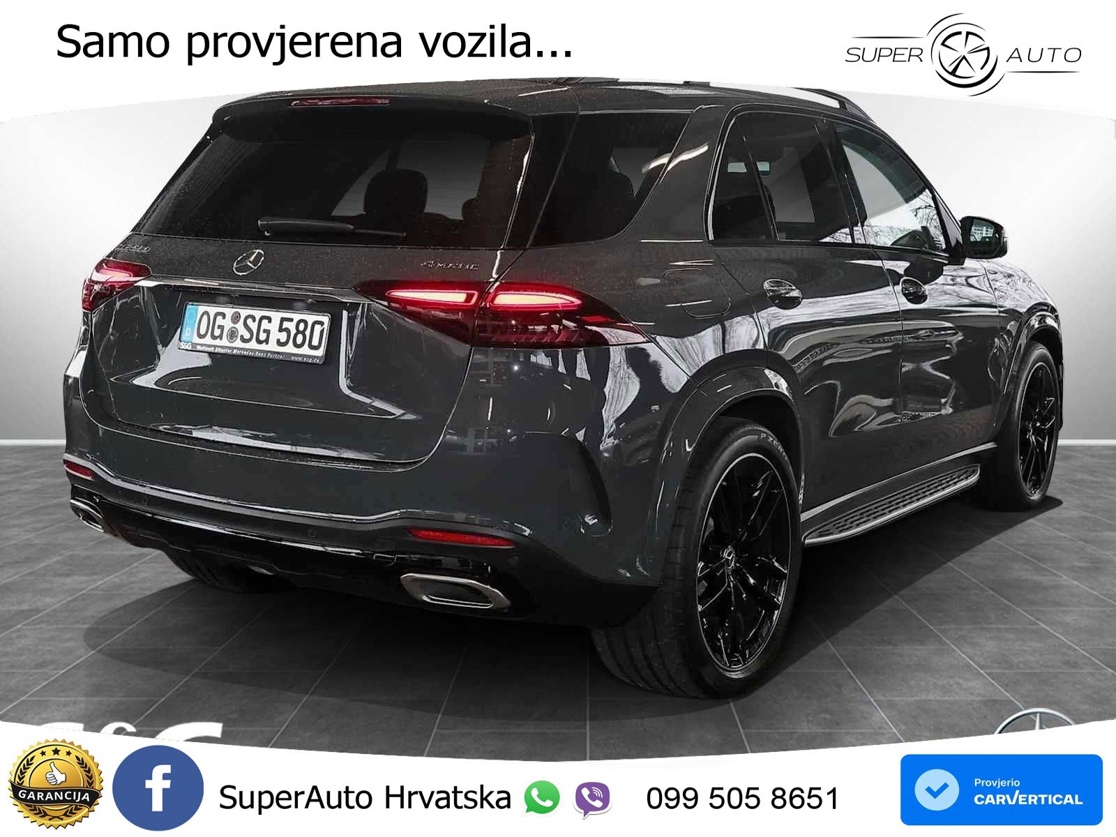 Mercedes GLE 580 V8 (517 KS) EQ Boost 4MATIC 9G-TRONIC AMG LED+GR SJED+ACC