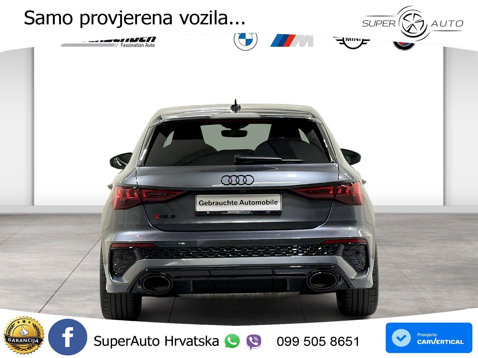 Audi RS3 Sportback 2.5 TFSI (400 KS) quattro S tronic LED+GR SJED+ACC
