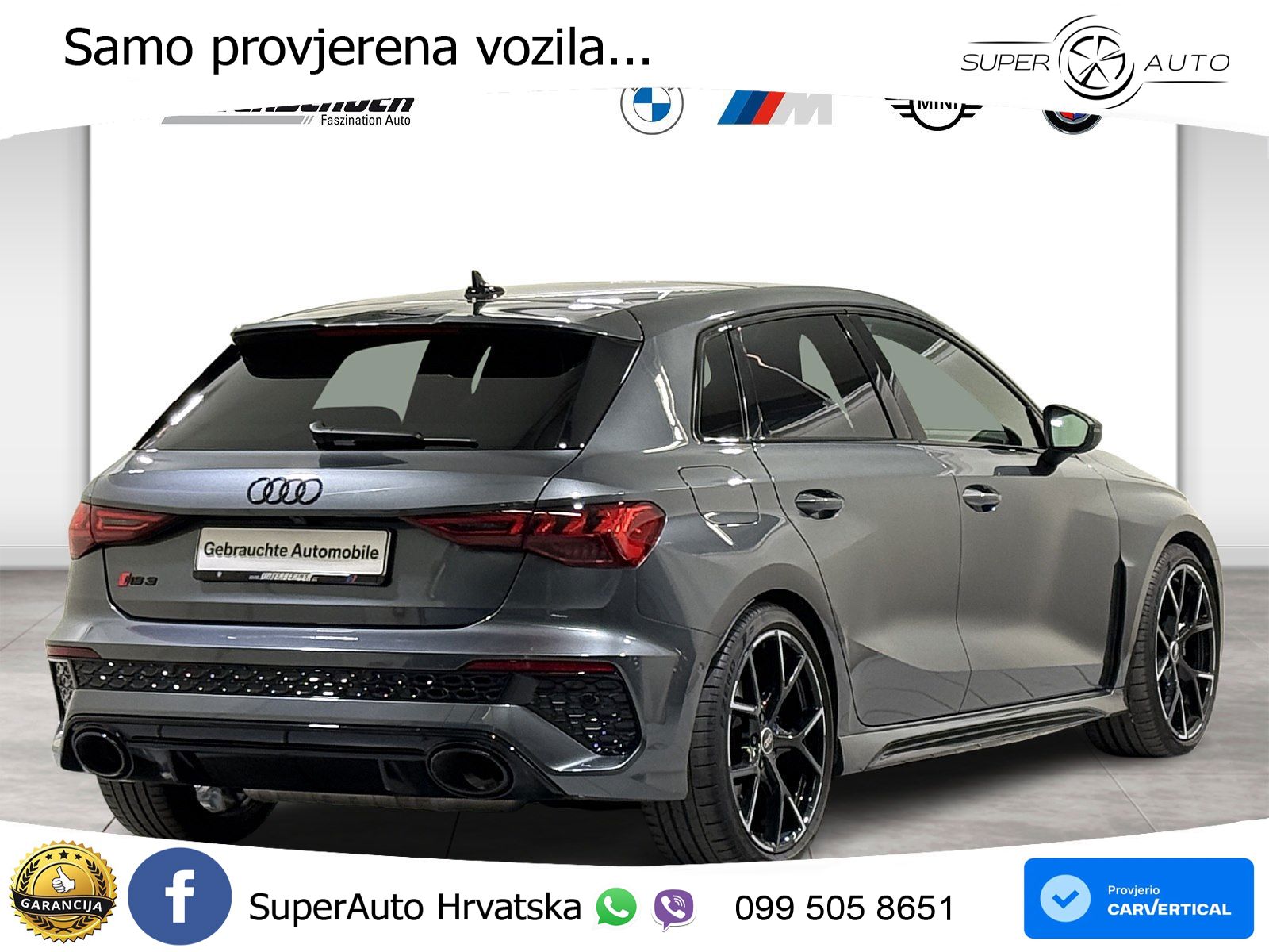 Audi RS3 Sportback 2.5 TFSI (400 KS) quattro S tronic LED+GR SJED+ACC