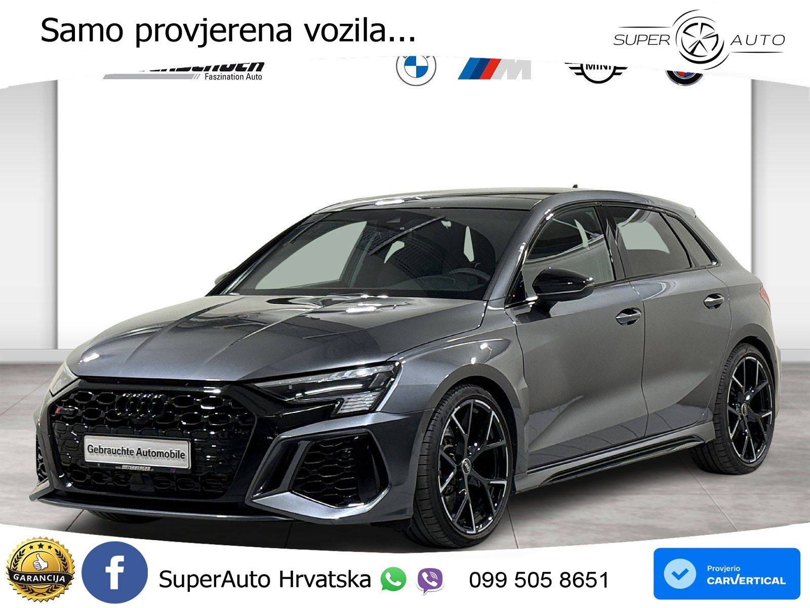 Audi RS3 Sportback 2.5 TFSI (400 KS) quattro S tronic LED+GR SJED+ACC