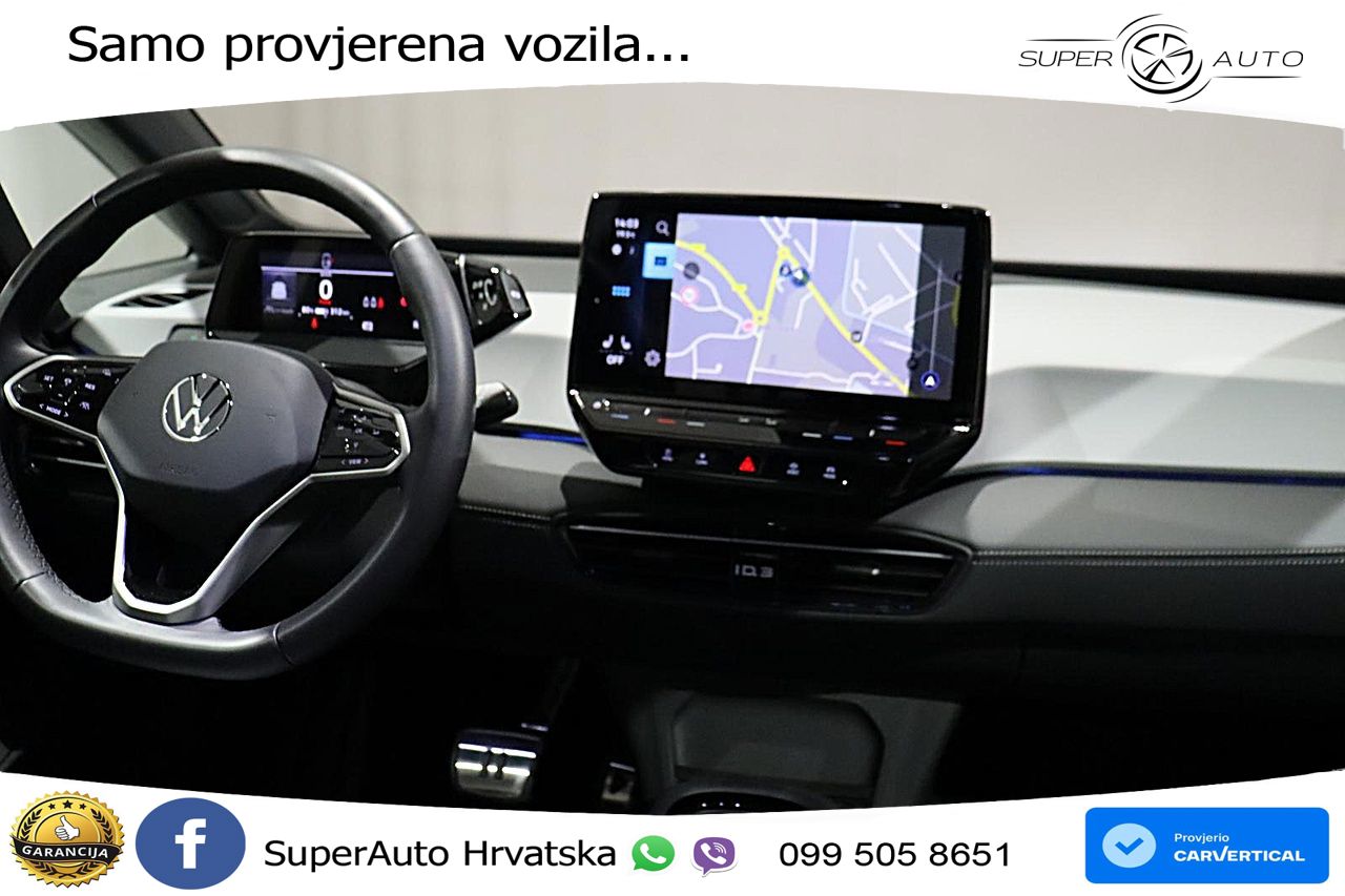 Volkswagen ID.3 Pro 62 kWh (204 KS) LED+GR SJED+ACC