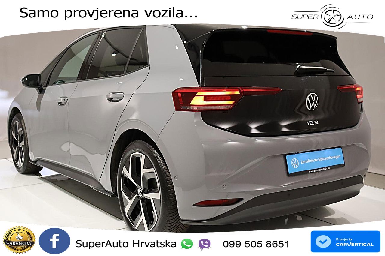Volkswagen ID.3 Pro 62 kWh (204 KS) LED+GR SJED+ACC