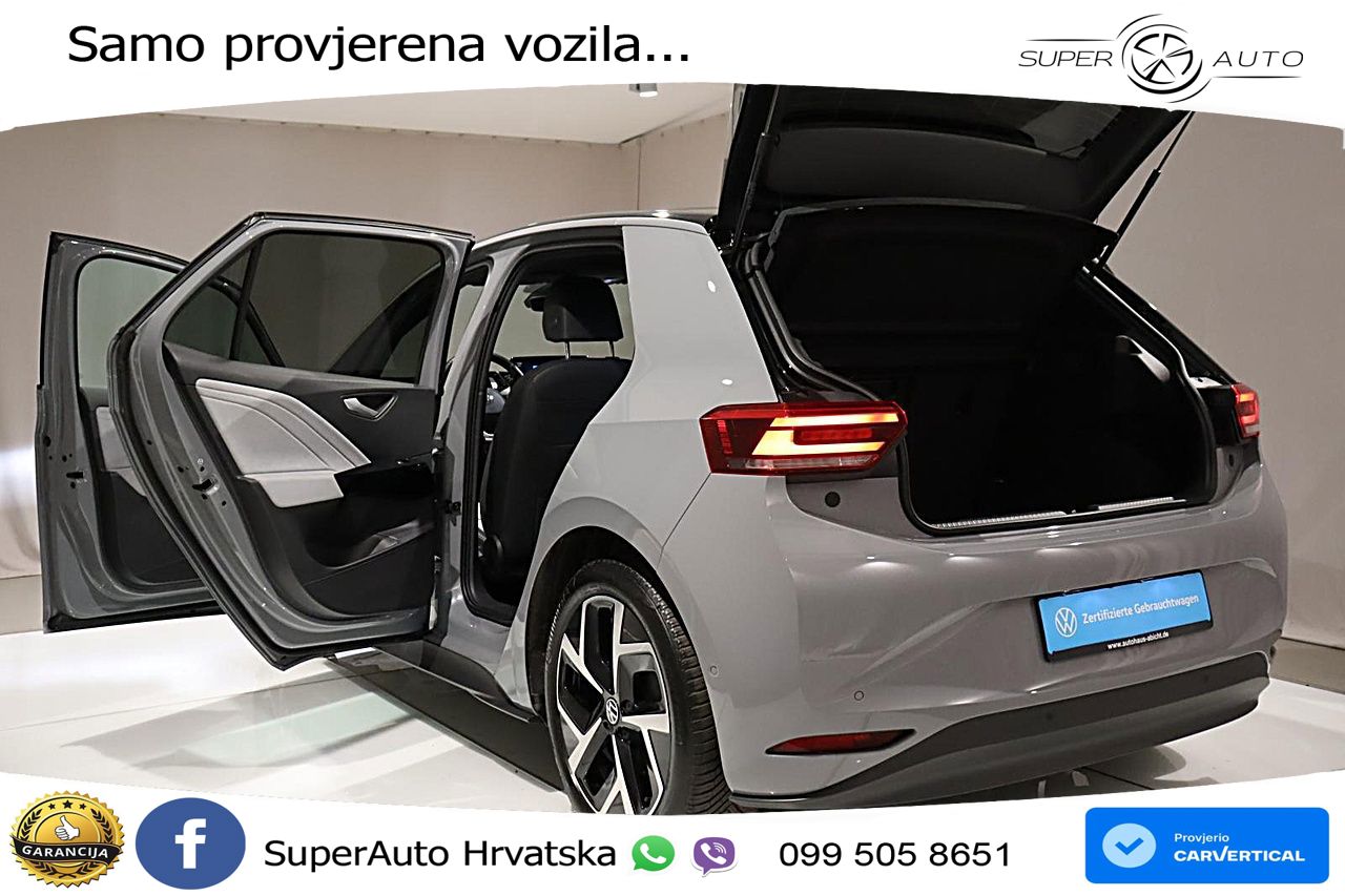 Volkswagen ID.3 Pro 62 kWh (204 KS) LED+GR SJED+ACC