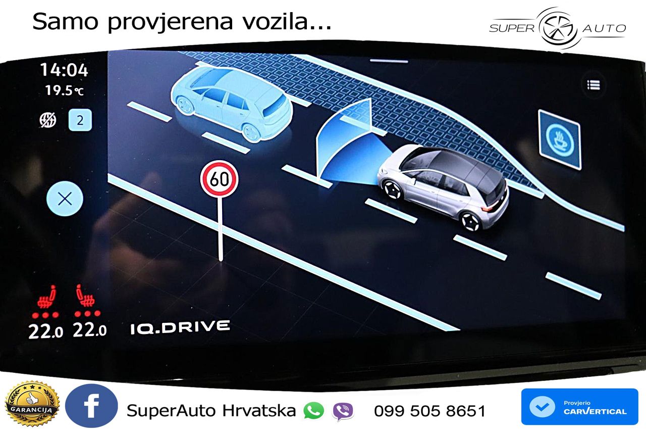 Volkswagen ID.3 Pro 62 kWh (204 KS) LED+GR SJED+ACC
