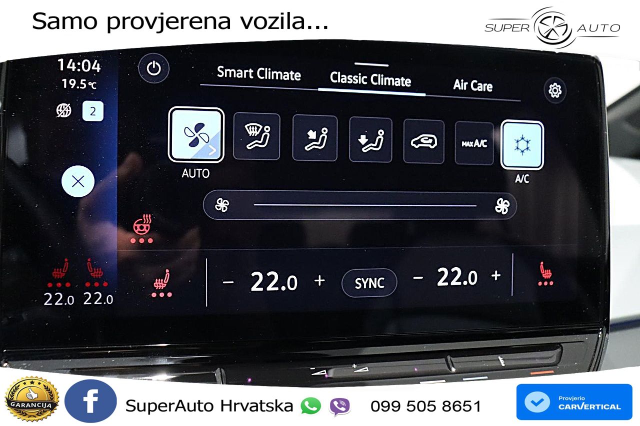 Volkswagen ID.3 Pro 62 kWh (204 KS) LED+GR SJED+ACC