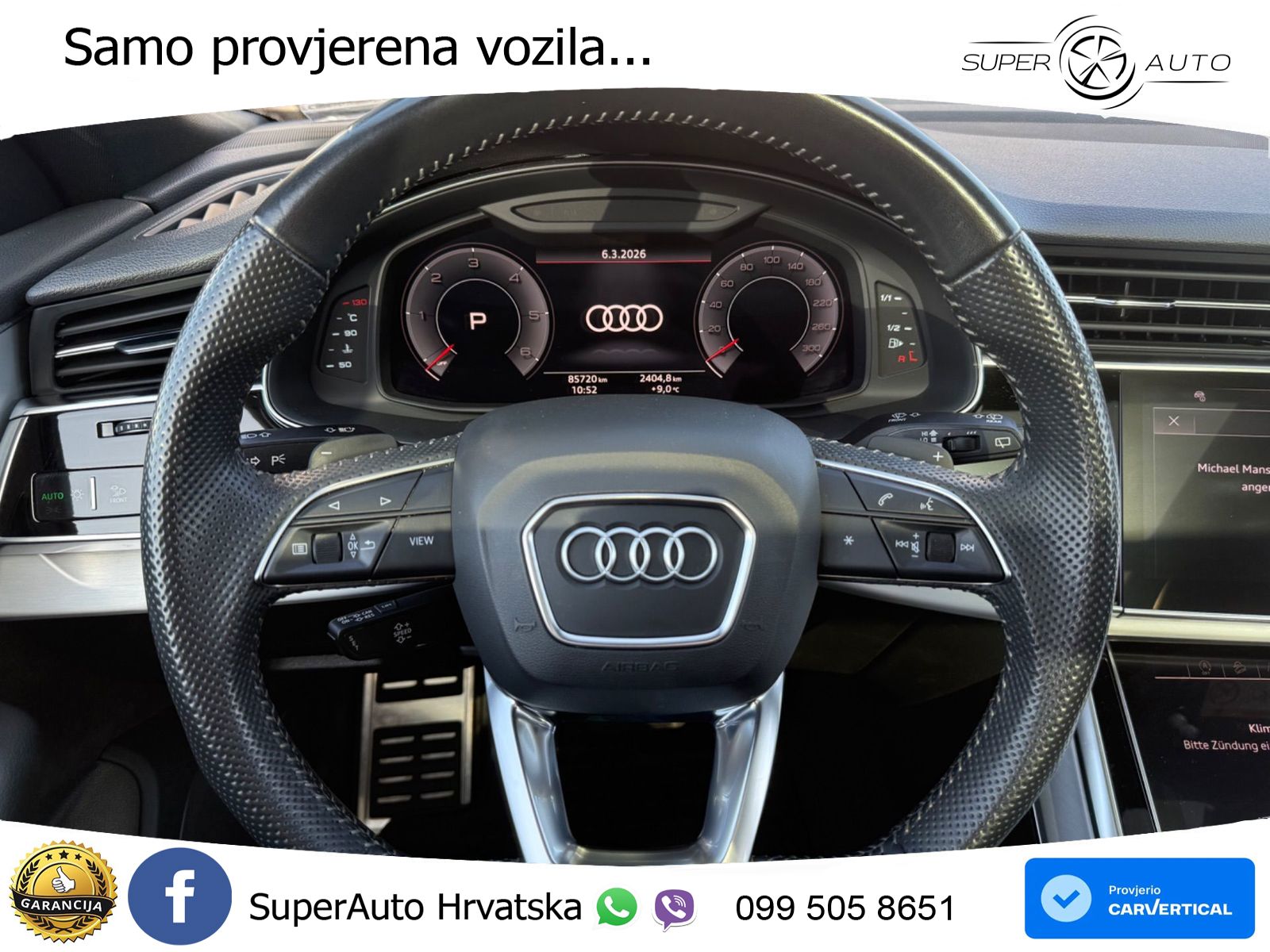 Audi Q8 50 TDI V6 (286 KS) quattro Tiptronic