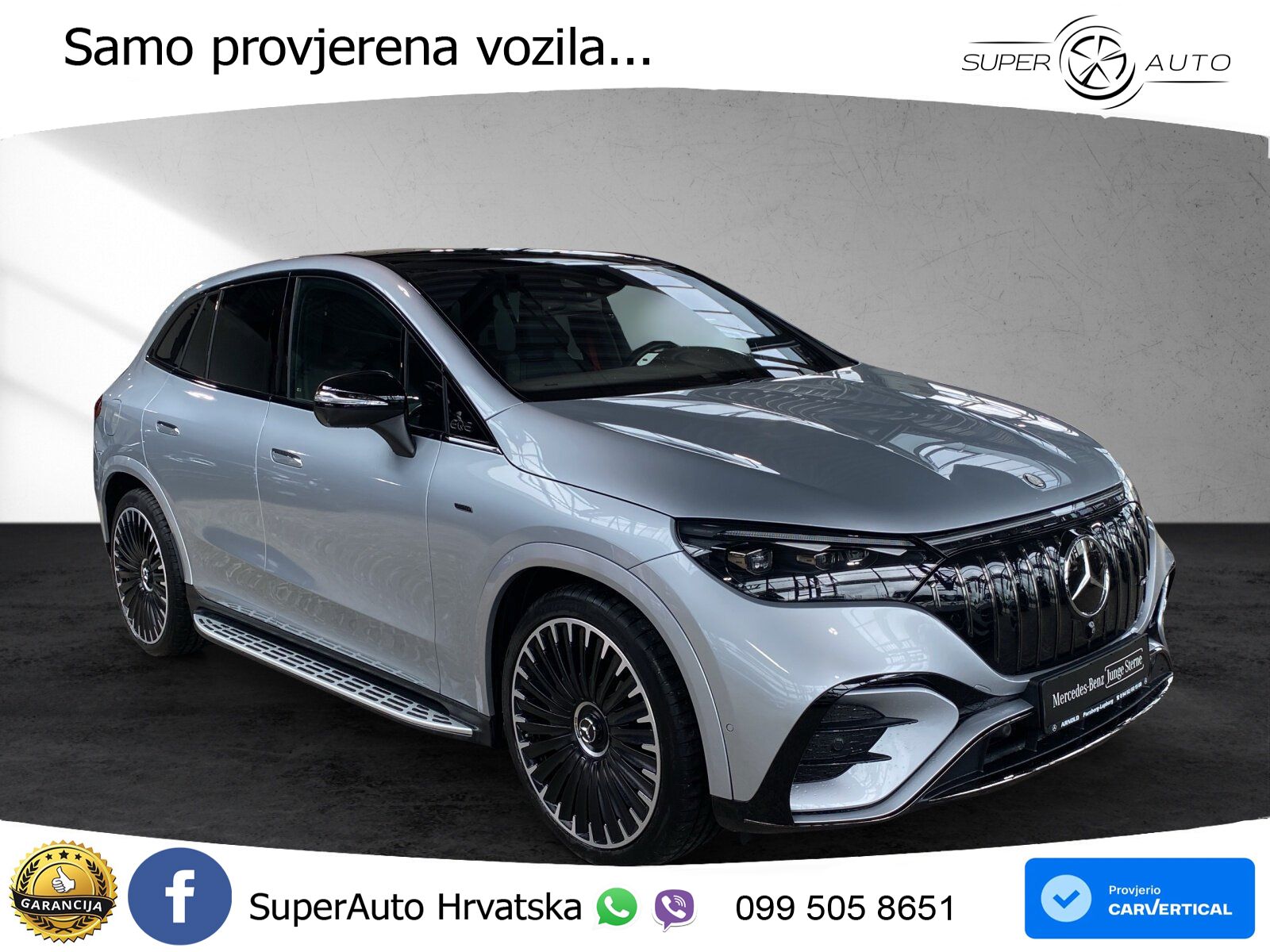 Mercedes EQE SUV AMG 53 100 kWh (626 KS) 4MATIC+ ACC+HEAD+4xGR SJED+360+PANO