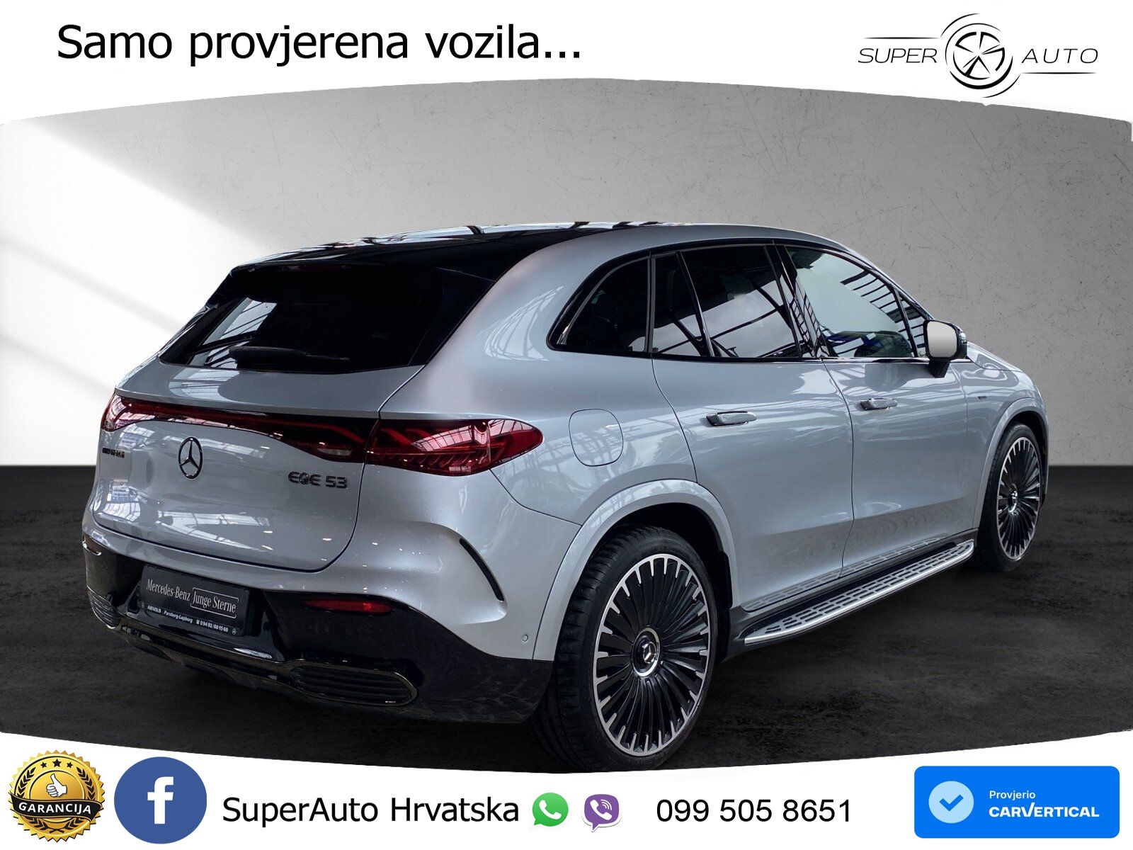 Mercedes EQE SUV AMG 53 100 kWh (626 KS) 4MATIC+ ACC+HEAD+4xGR SJED+360+PANO