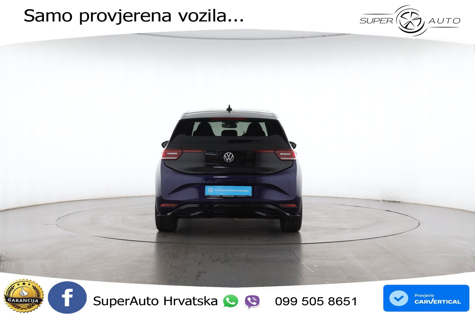 Volkswagen ID.3 GTX Performance 84 kWh (326 KS) LED+GR SJED+ACC
