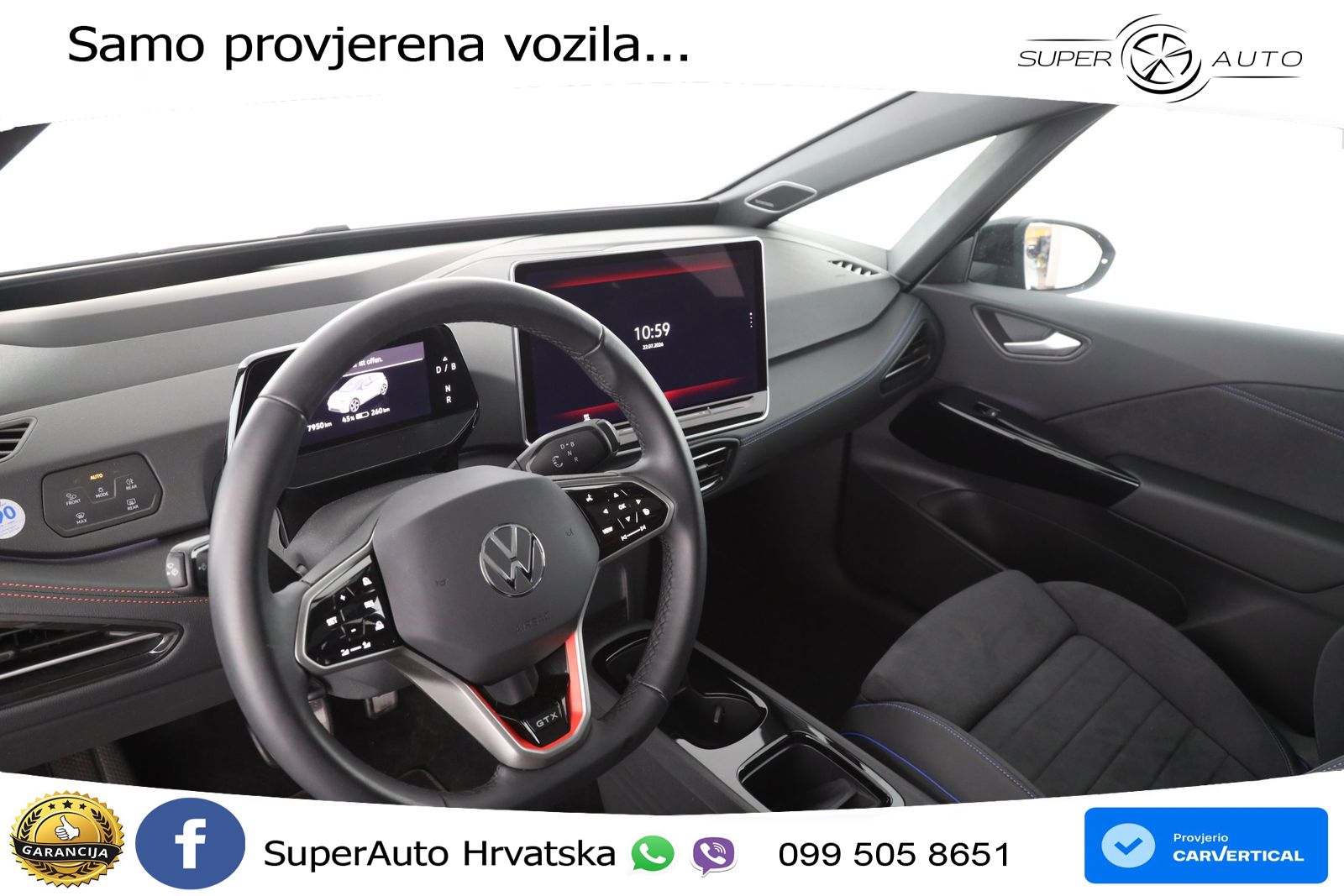 Volkswagen ID.3 GTX Performance 84 kWh (326 KS) LED+GR SJED+ACC