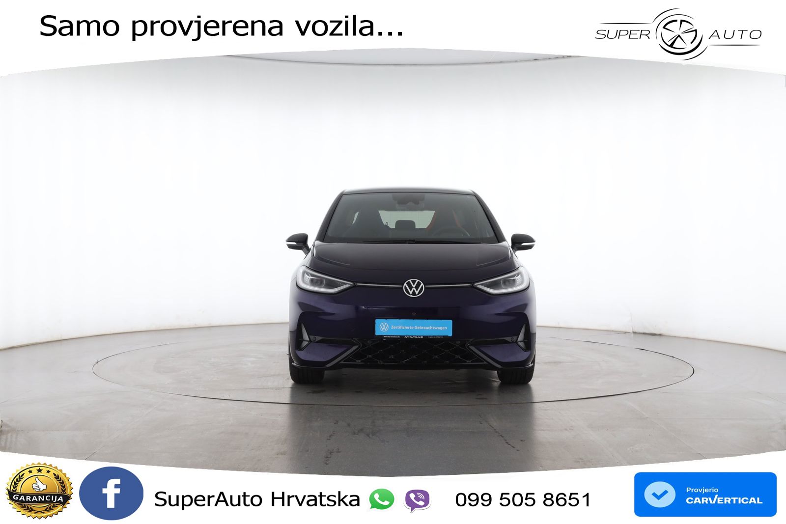 Volkswagen ID.3 GTX Performance 84 kWh (326 KS) LED+GR SJED+ACC