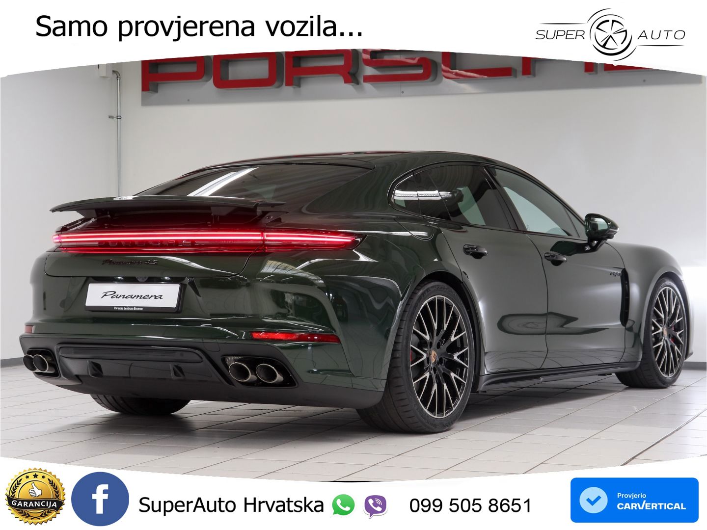 Porsche Panamera 4S 2.9 V6 (544 KS) E-Hybrid PDK ACC+HEAD+4xGR SJED+360+PANO