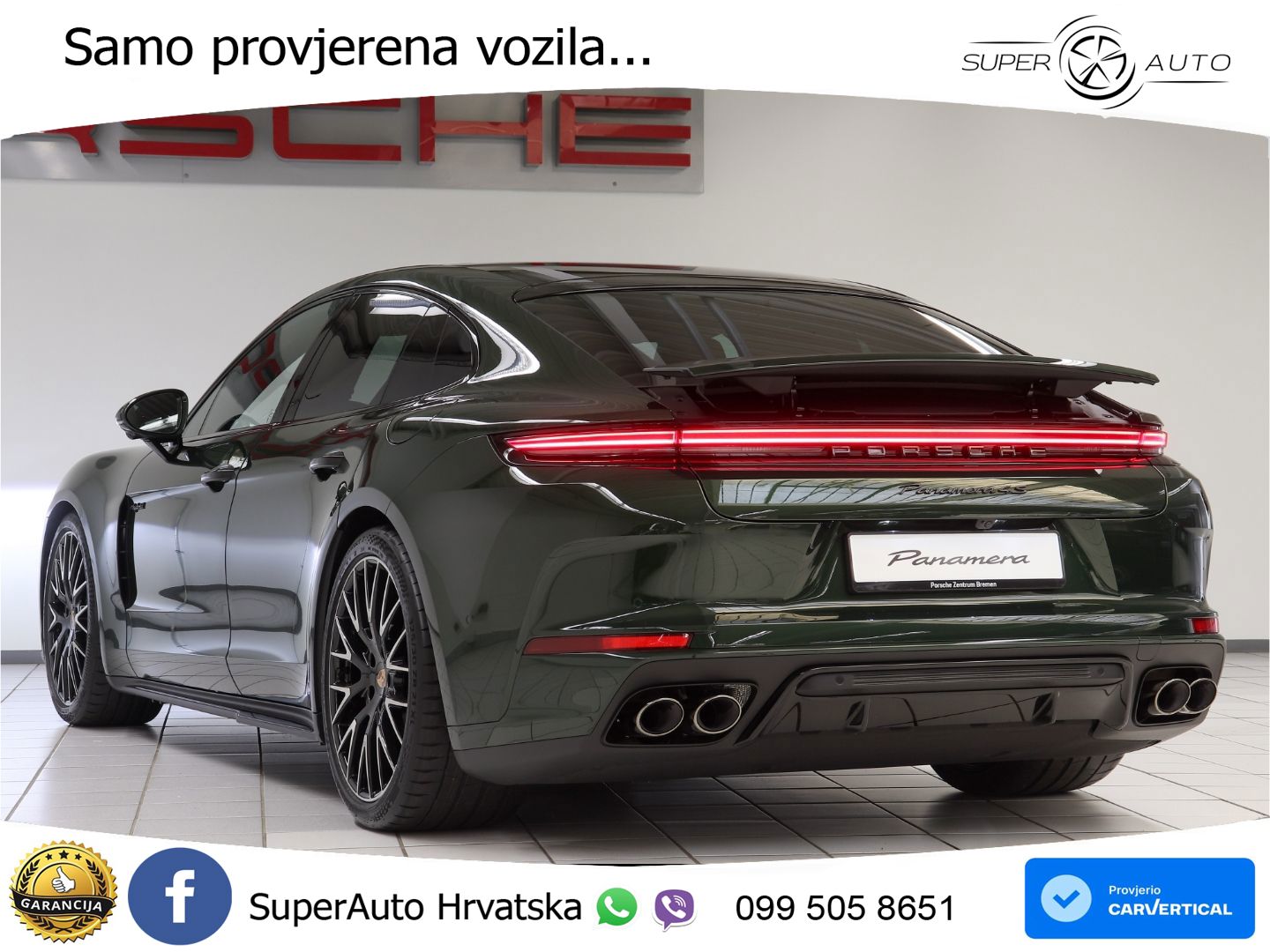 Porsche Panamera 4S 2.9 V6 (544 KS) E-Hybrid PDK ACC+HEAD+4xGR SJED+360+PANO