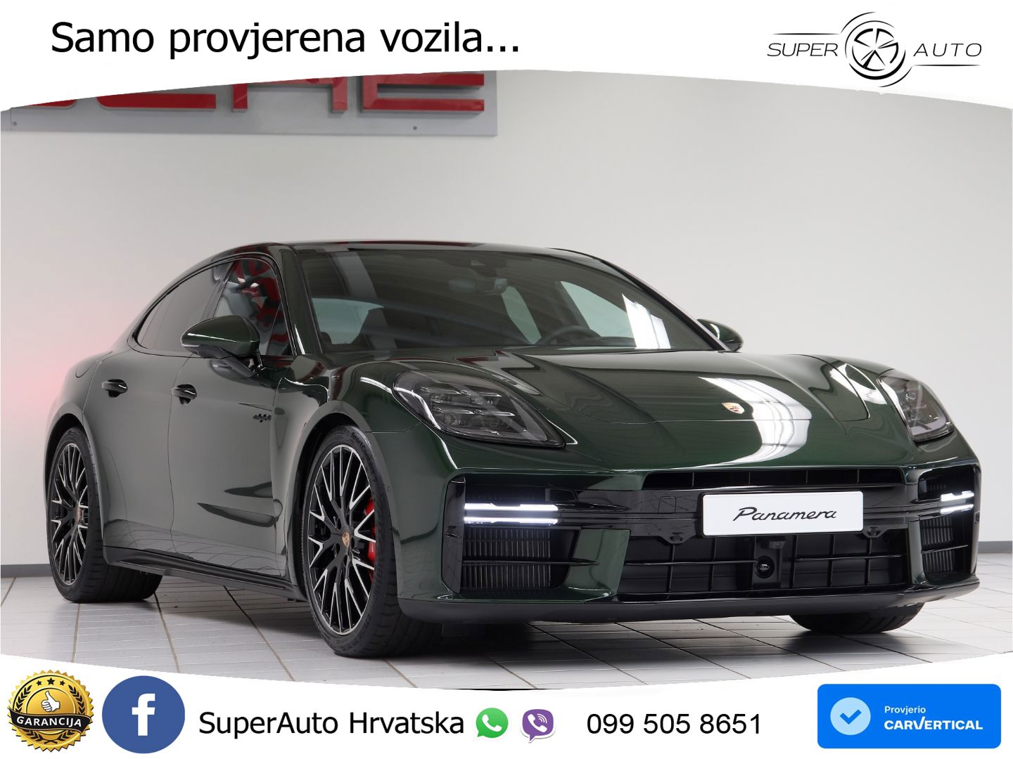 Porsche Panamera 4S 2.9 V6 (544 KS) E-Hybrid PDK ACC+HEAD+4xGR SJED+360+PANO