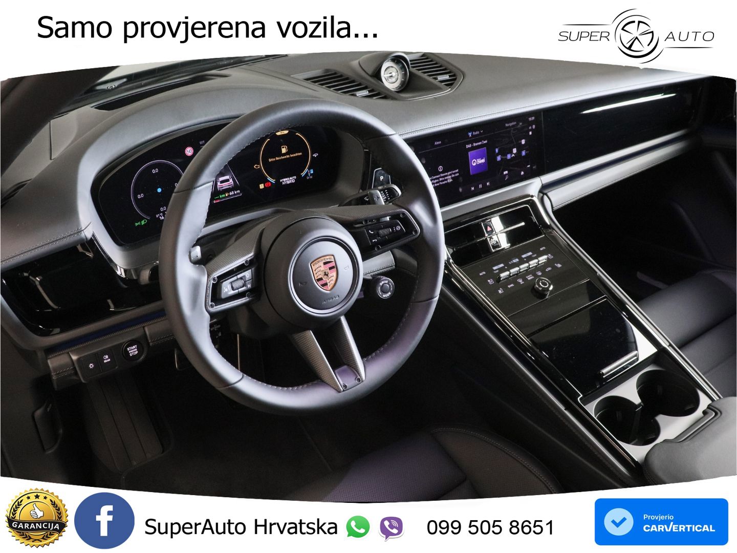 Porsche Panamera 4S 2.9 V6 (544 KS) E-Hybrid PDK ACC+HEAD+4xGR SJED+360+PANO