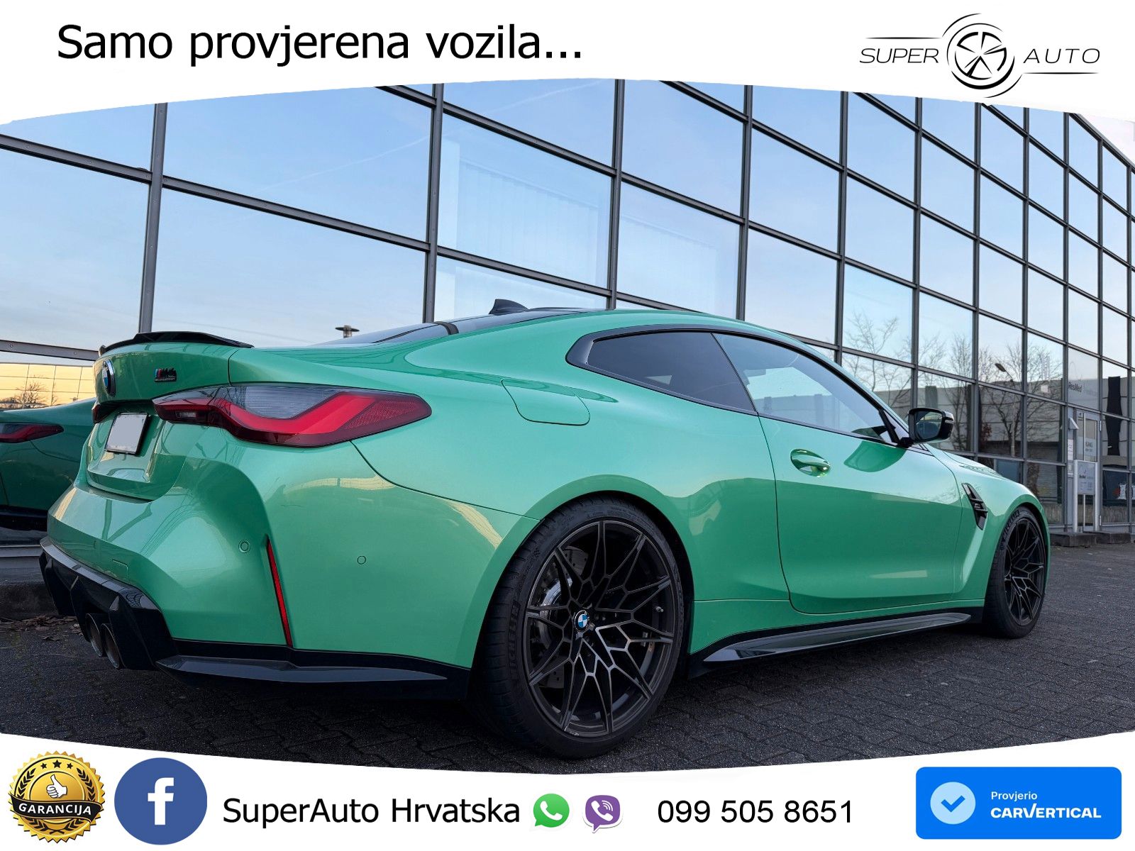 BMW M4 Competition 3.0 (510 KS) Steptronic LED+GR SJED+ACC