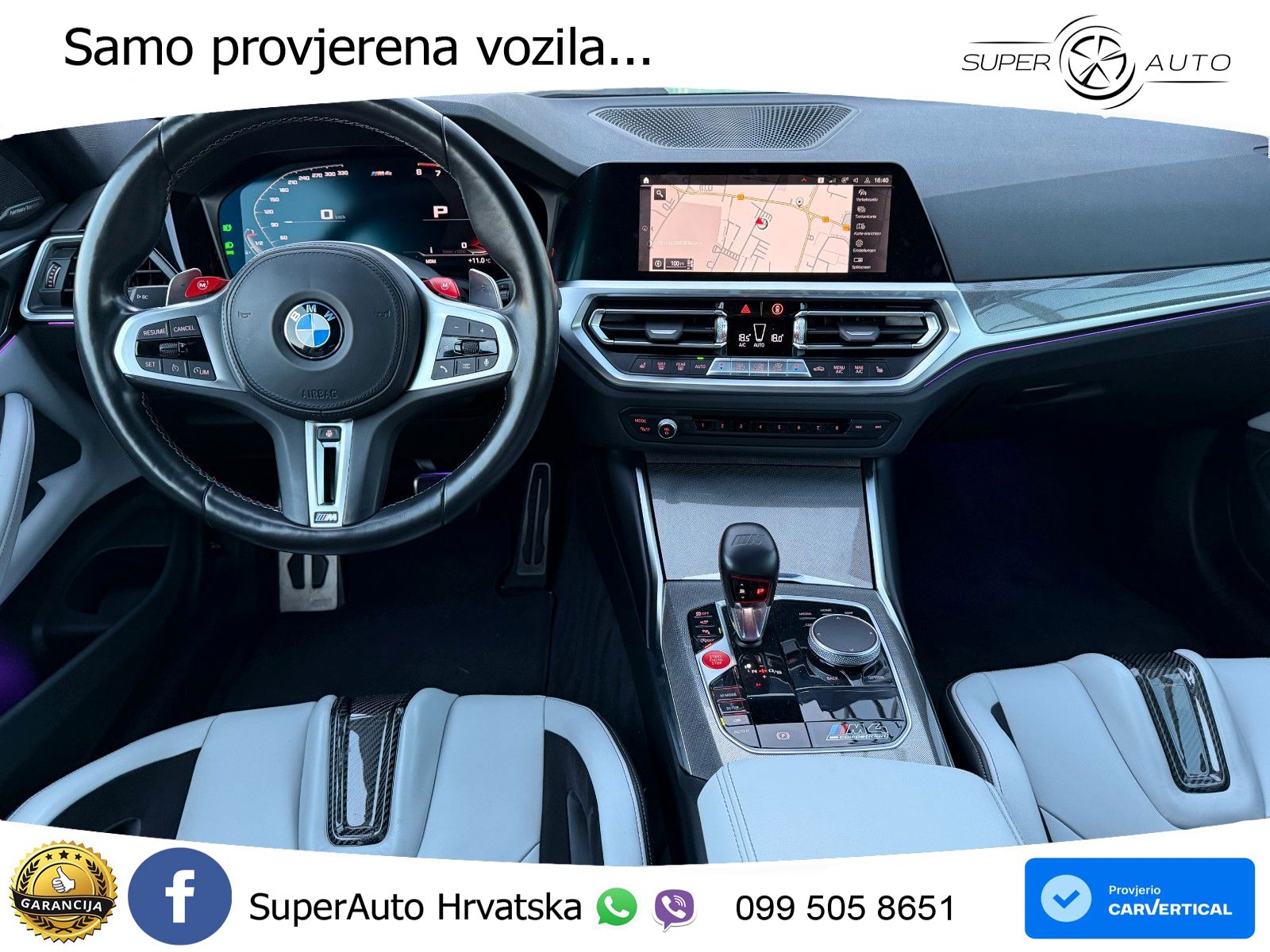 BMW M4 Competition 3.0 (510 KS) Steptronic LED+GR SJED+ACC