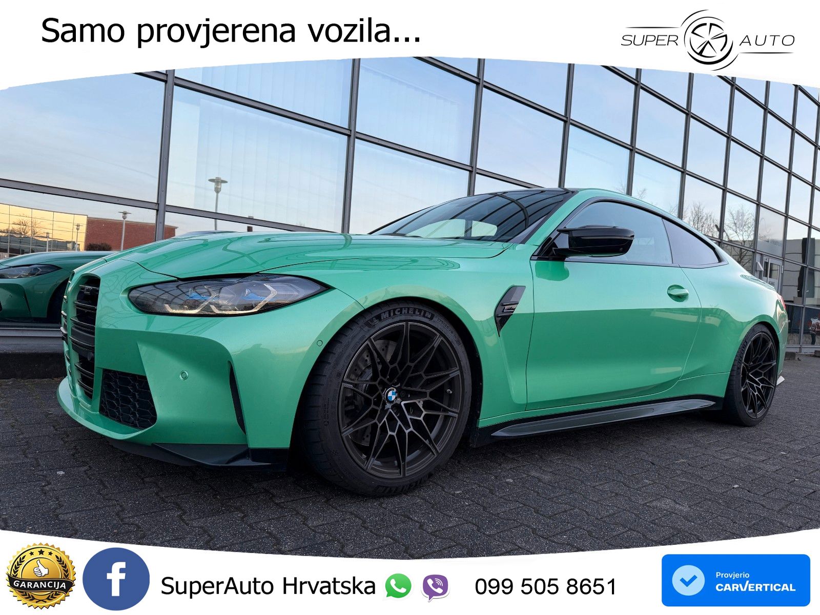 BMW M4 Competition 3.0 (510 KS) Steptronic LED+GR SJED+ACC