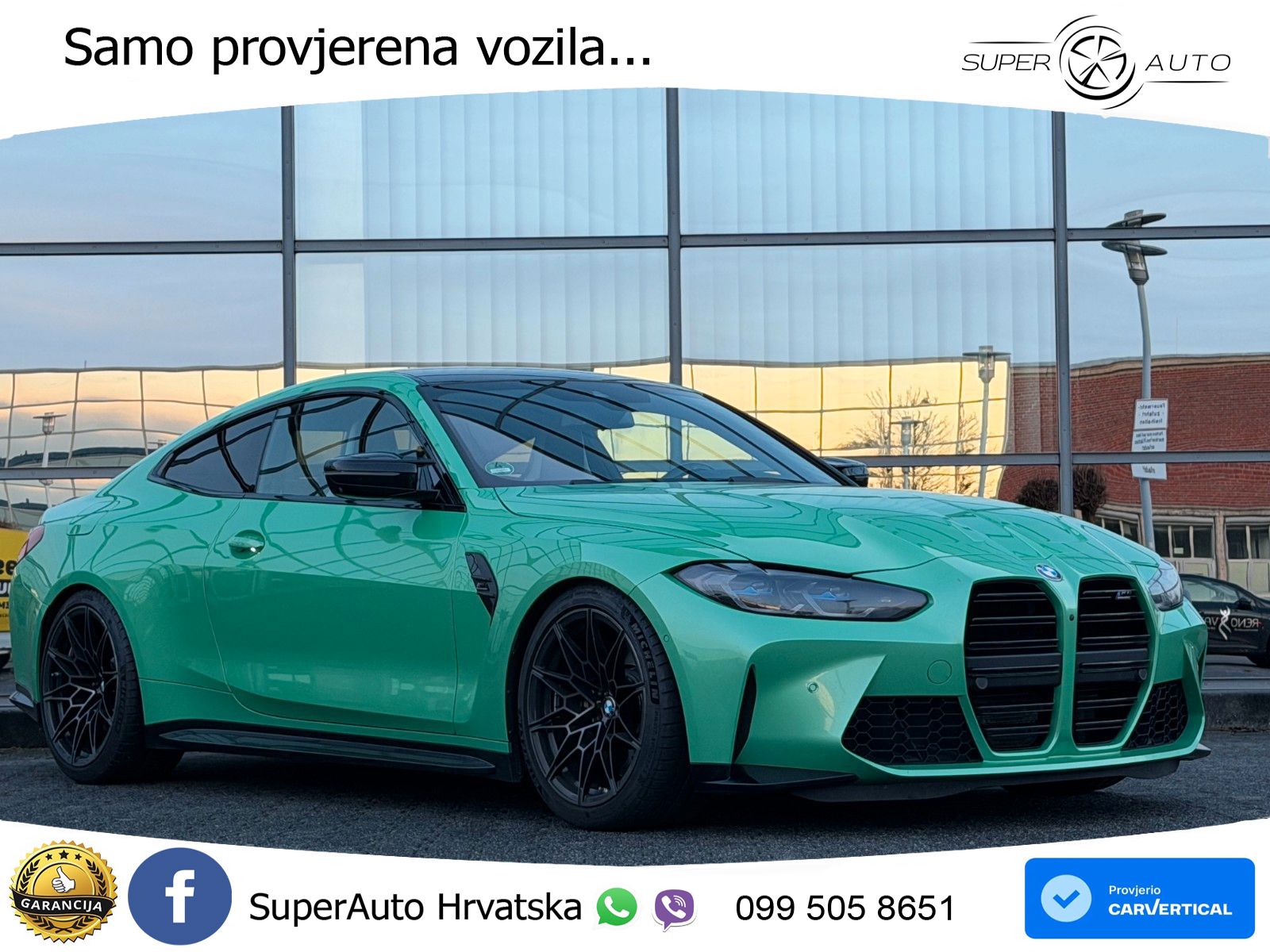 BMW M4 Competition 3.0 (510 KS) Steptronic LED+GR SJED+ACC