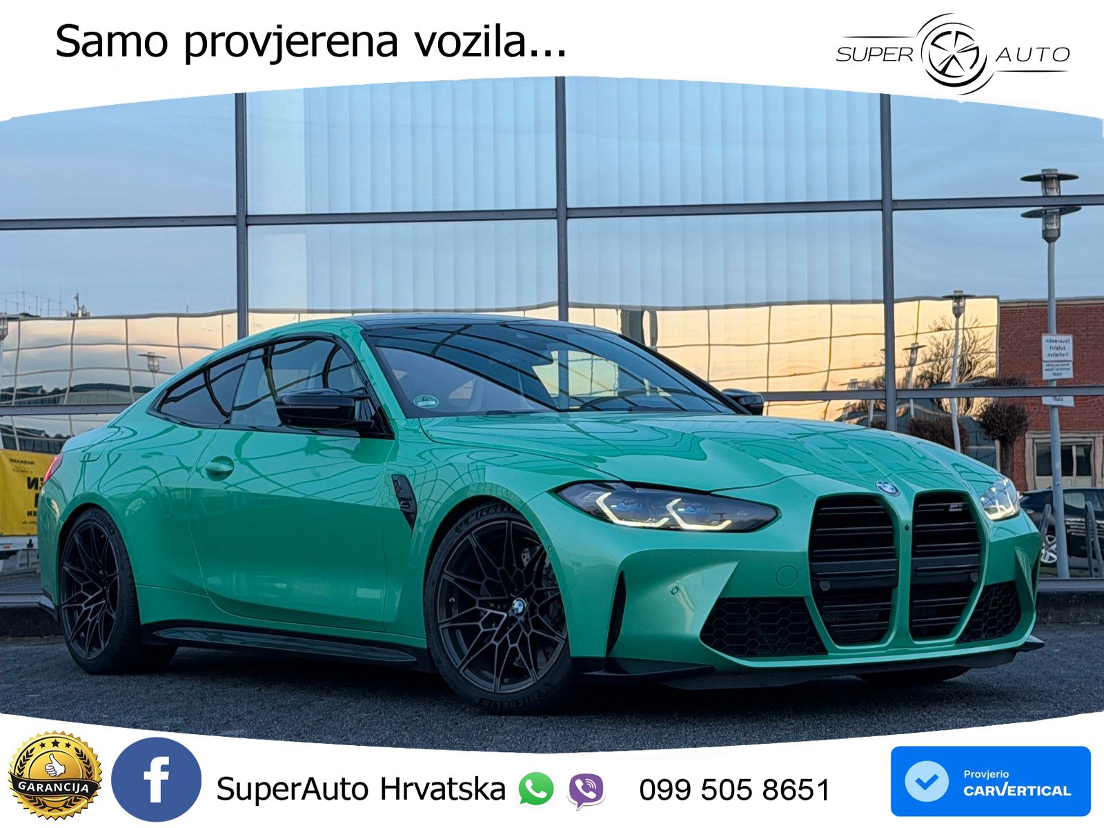 BMW M4 Competition 3.0 (510 KS) Steptronic LED+GR SJED+ACC