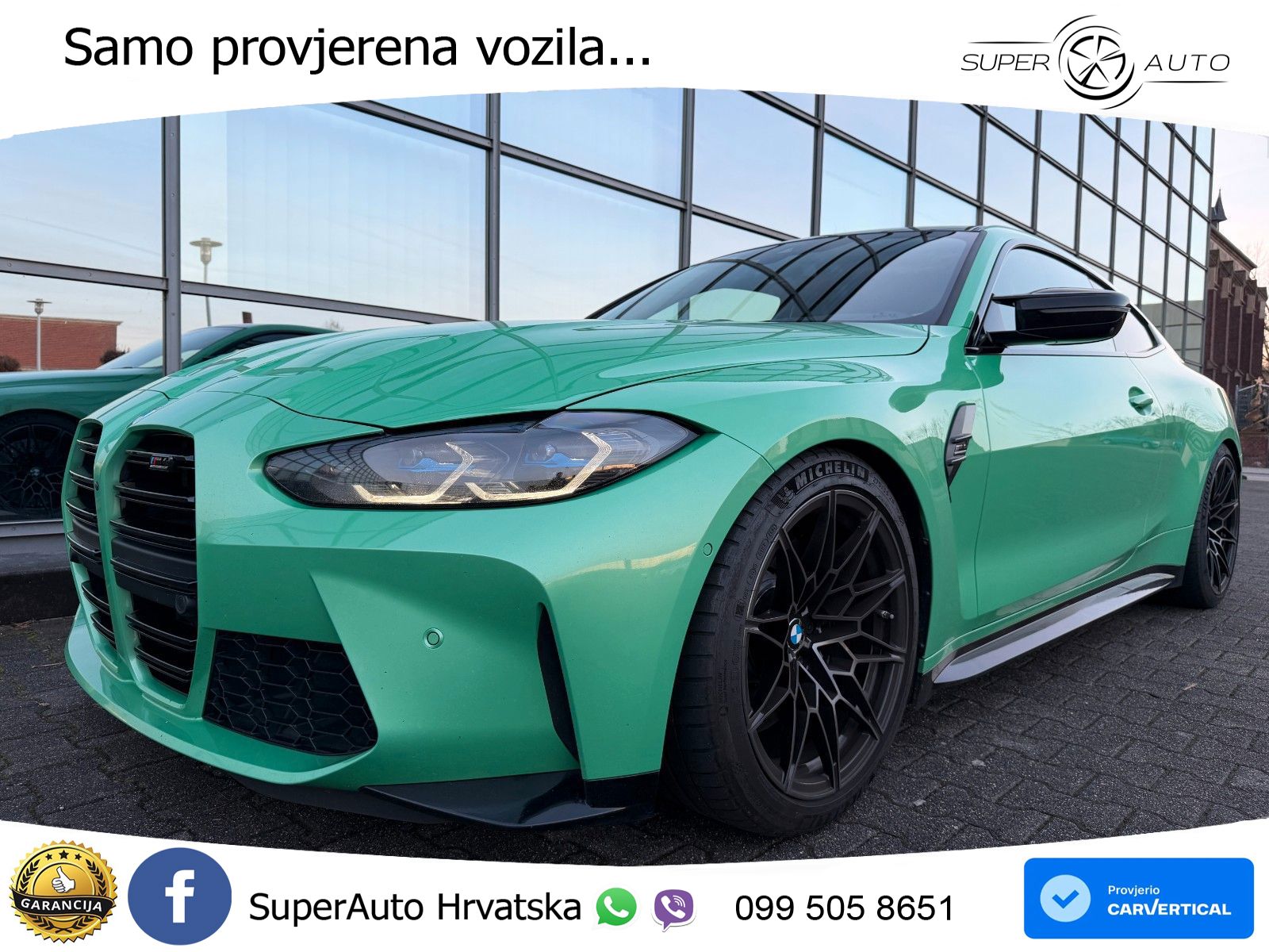 BMW M4 Competition 3.0 (510 KS) Steptronic LED+GR SJED+ACC