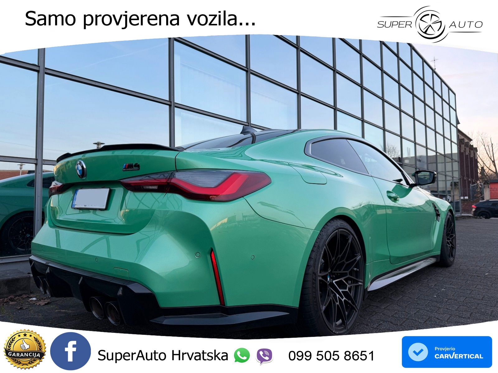 BMW M4 Competition 3.0 (510 KS) Steptronic LED+GR SJED+ACC