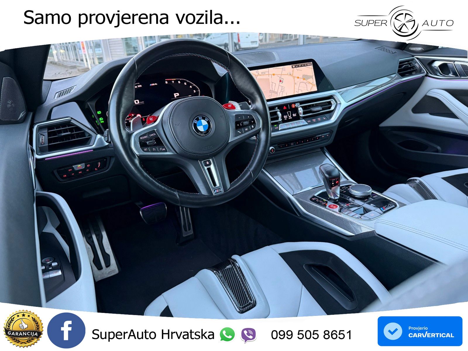 BMW M4 Competition 3.0 (510 KS) Steptronic LED+GR SJED+ACC
