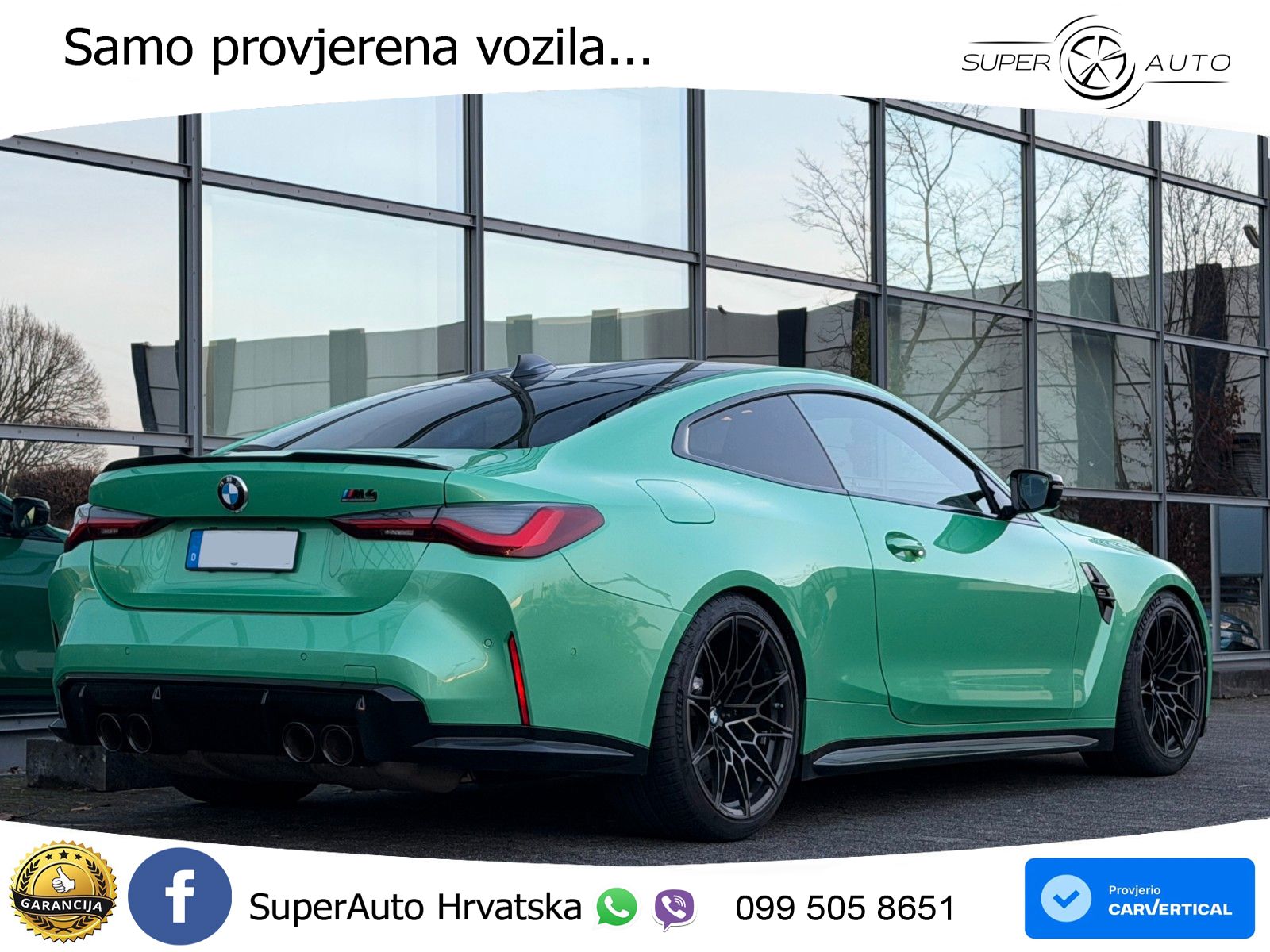 BMW M4 Competition 3.0 (510 KS) Steptronic LED+GR SJED+ACC