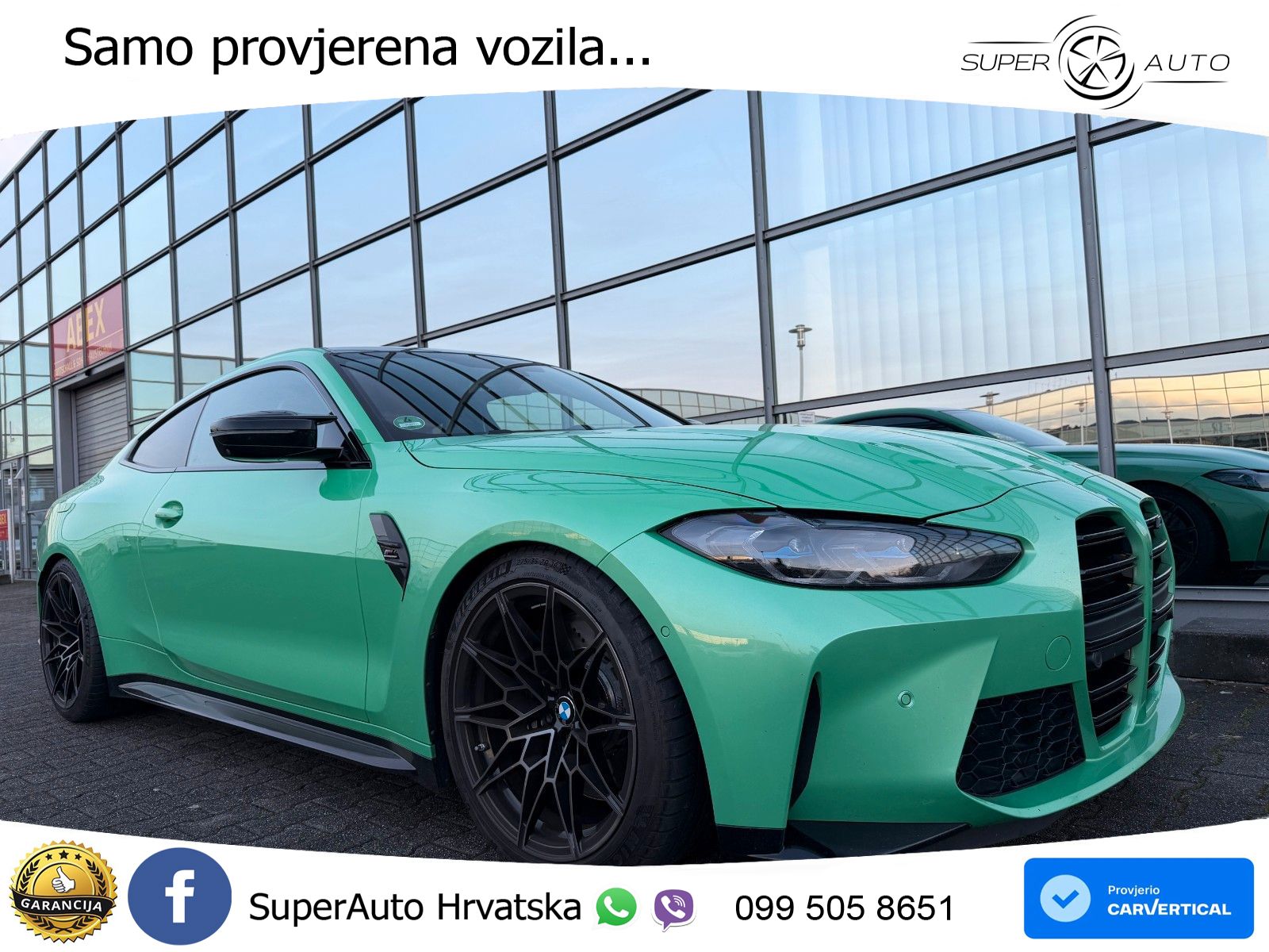 BMW M4 Competition 3.0 (510 KS) Steptronic LED+GR SJED+ACC