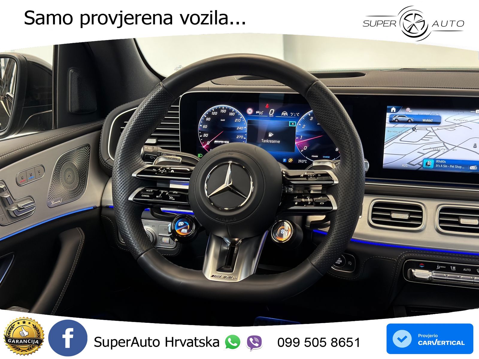 Mercedes AMG GLE 63 S V8 (612 KS) EQ Boost 4MATIC+ AMG SPEEDSHIFT TCT 9G LED+GR SJED+ACC