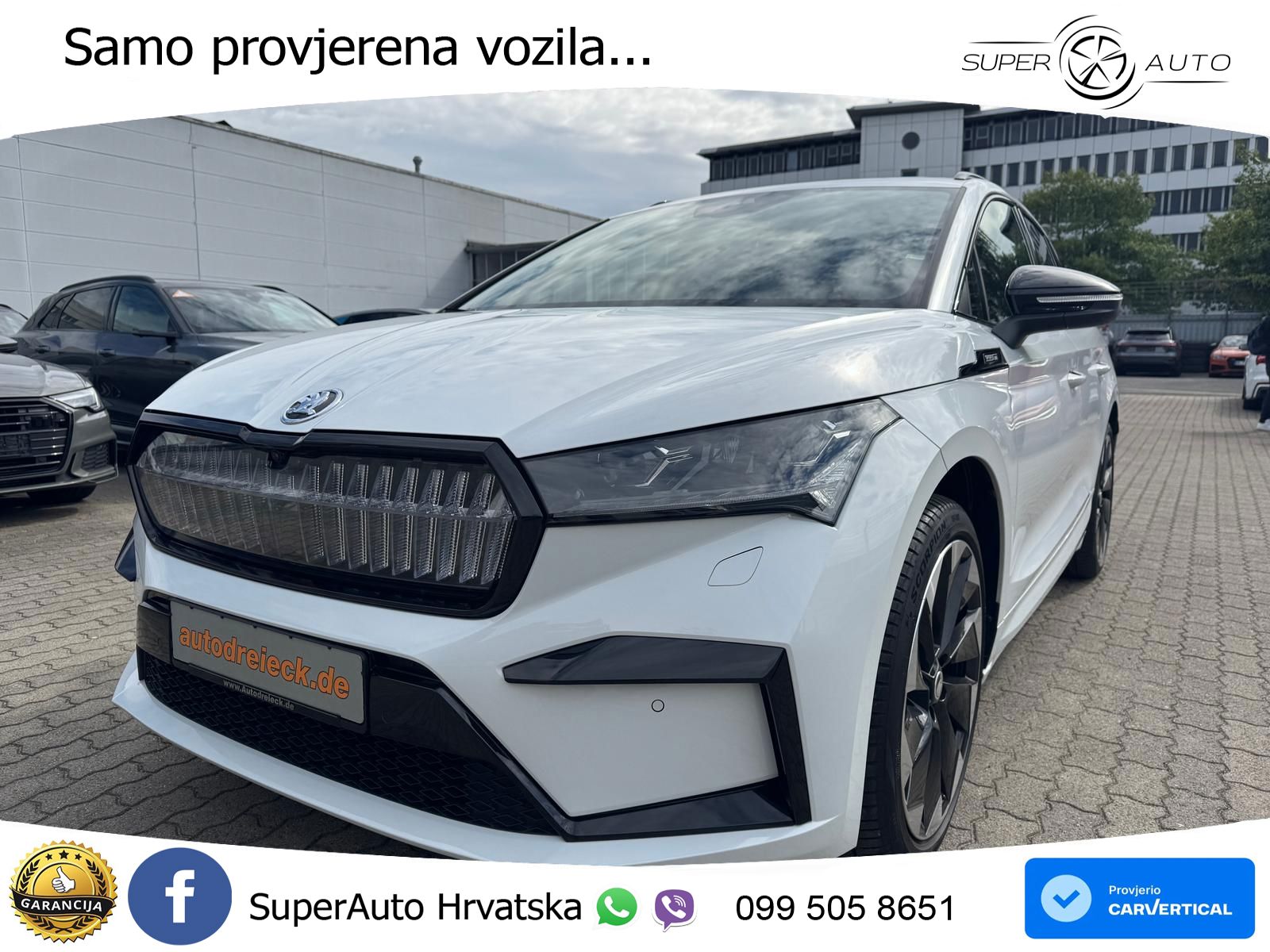 Škoda Enyaq iV 80 82 kWh (204 KS) SportLine LED+GR SJED+ACC