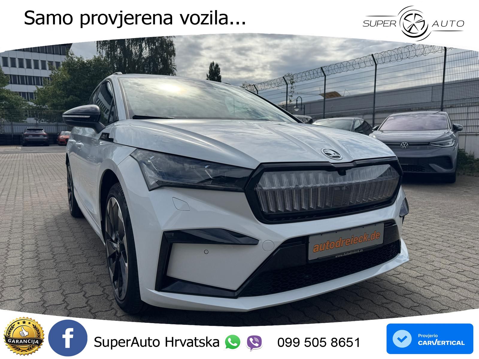 Škoda Enyaq iV 80 82 kWh (204 KS) SportLine LED+GR SJED+ACC