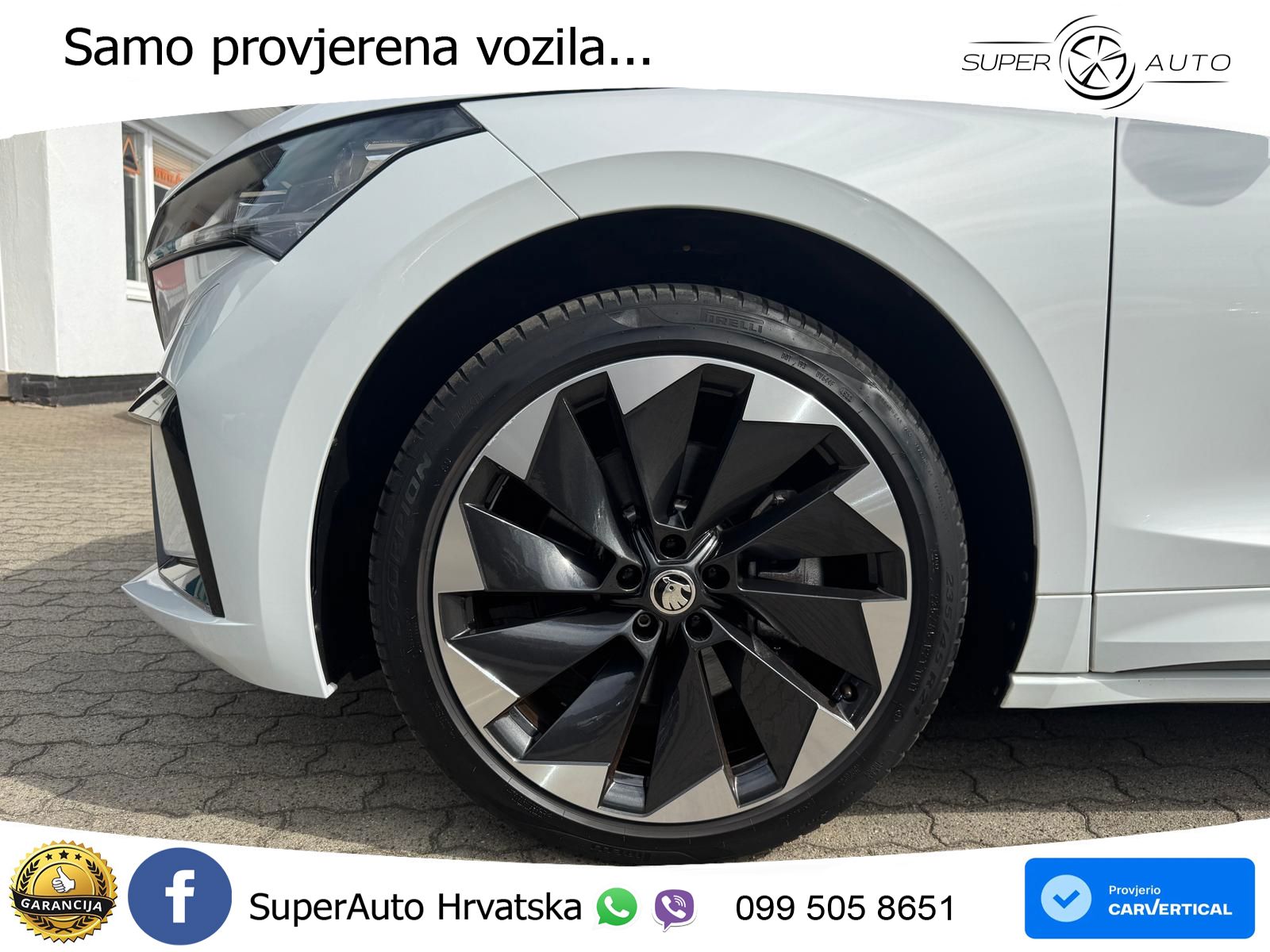 Škoda Enyaq iV 80 82 kWh (204 KS) SportLine LED+GR SJED+ACC