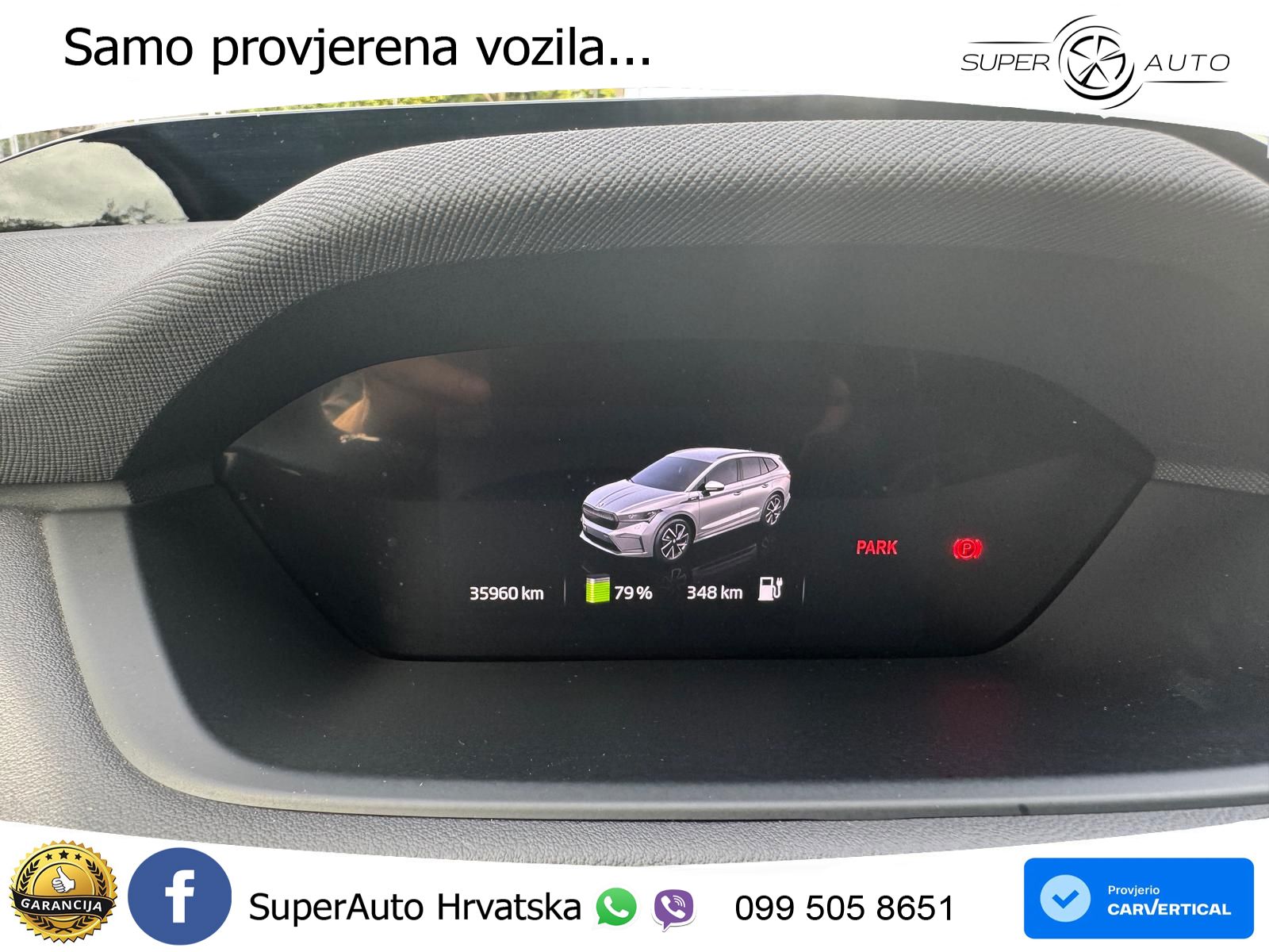 Škoda Enyaq iV 80 82 kWh (204 KS) SportLine LED+GR SJED+ACC