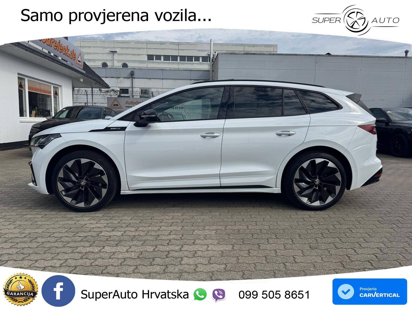 Škoda Enyaq iV 80 82 kWh (204 KS) SportLine LED+GR SJED+ACC