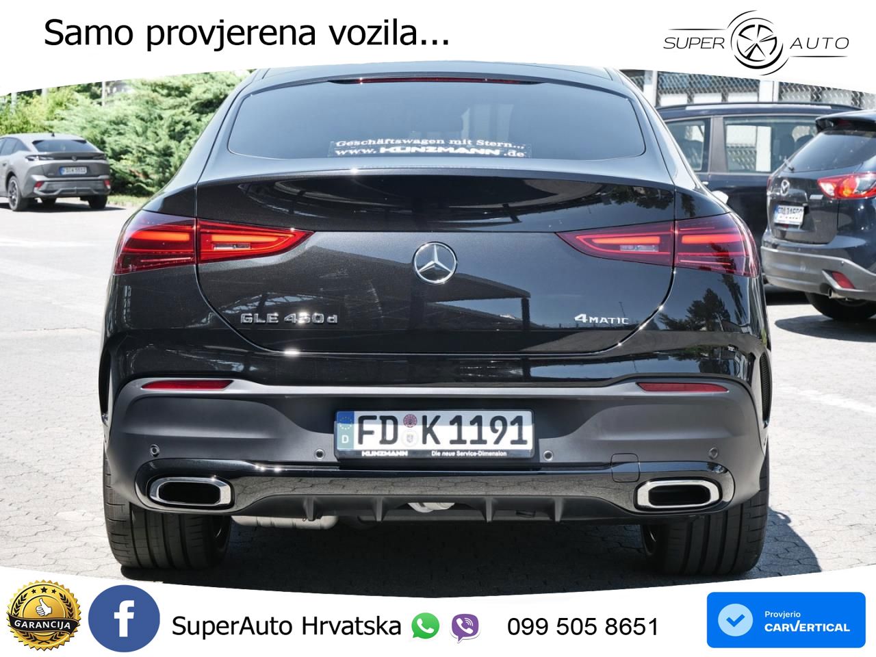 Mercedes GLE Coupe 450d (367 KS) EQ Boost 4MATIC 9G-TRONIC AMG LED+GR SJED+ACC